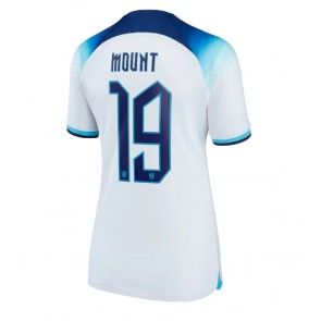 England Mason Mount #19 kläder Kvinnor VM 2022 Hemmatröja Kortärmad